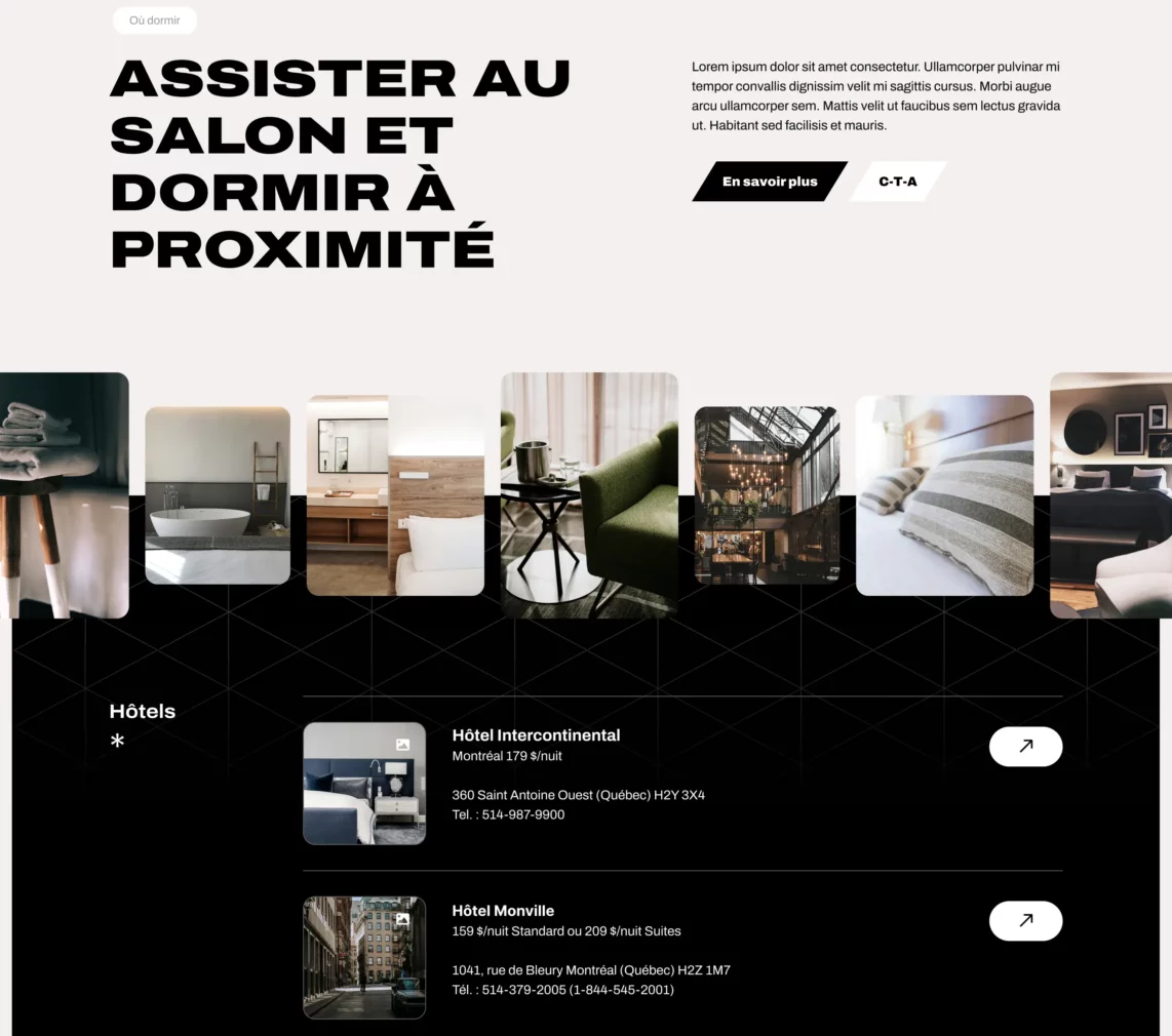 Où dormir près du Salon de l'Auto de Montréal