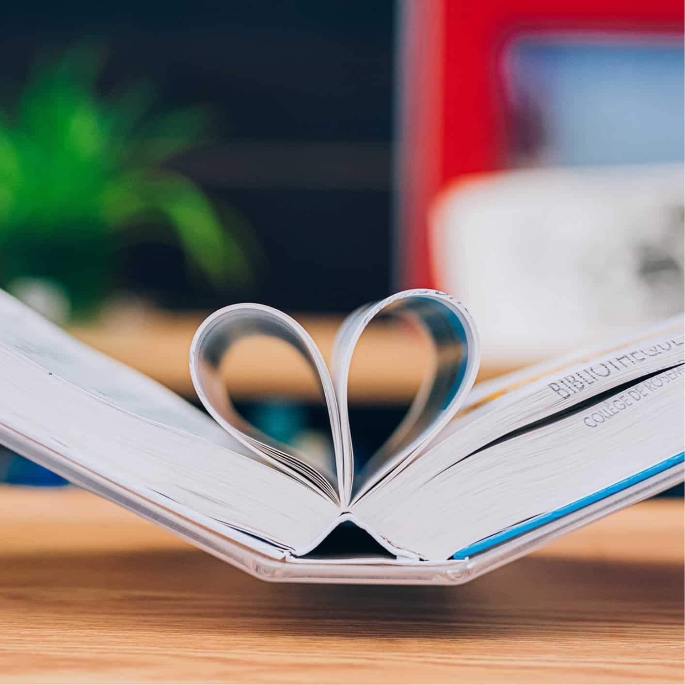 Hero de tapage d'accueil de la Bibliothèque du Cégep Rosemont à Montréal