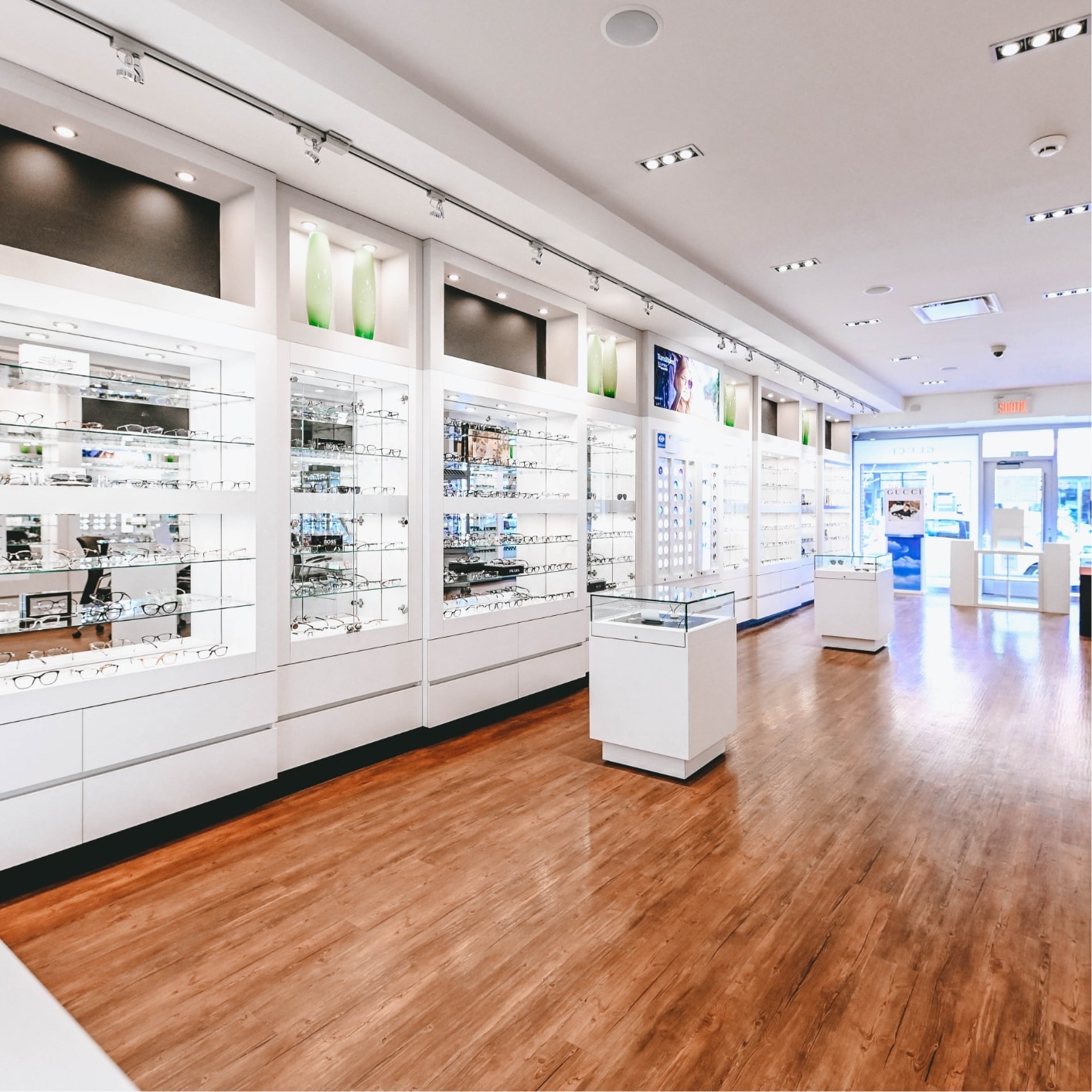 Site web pour lunetterie et optométrie — Lunetterie Milot, Québec