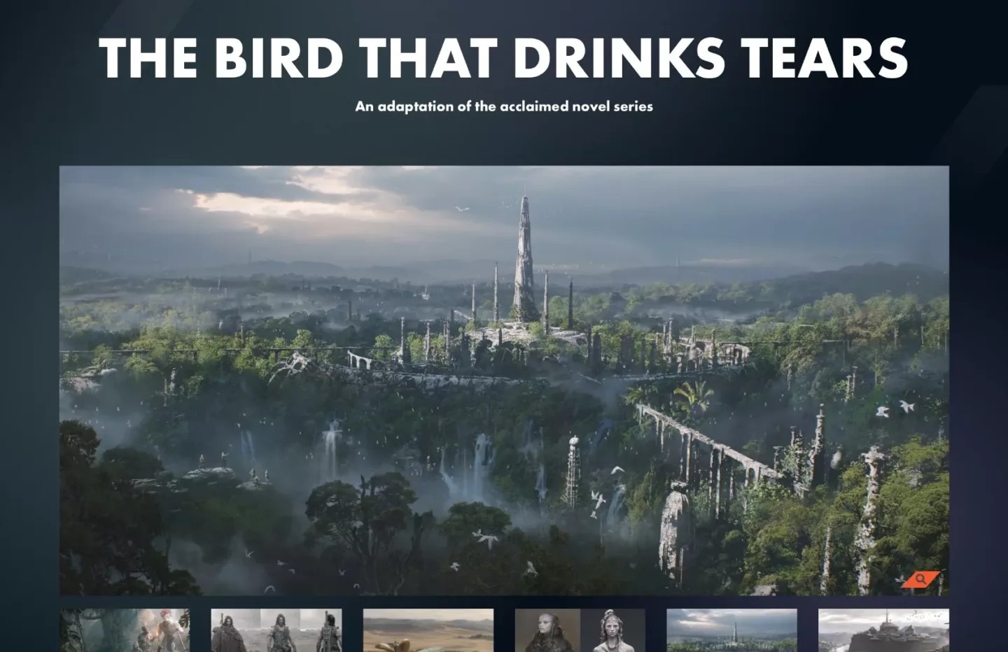 Captures du projet The Bird That Drinks Tears — studio Krafton Montréal