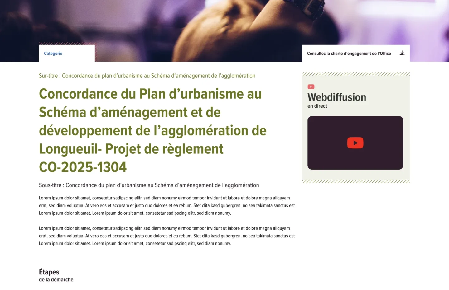 Webdiffusion avec YouTube Live sur OPPL - Agence Chocolat