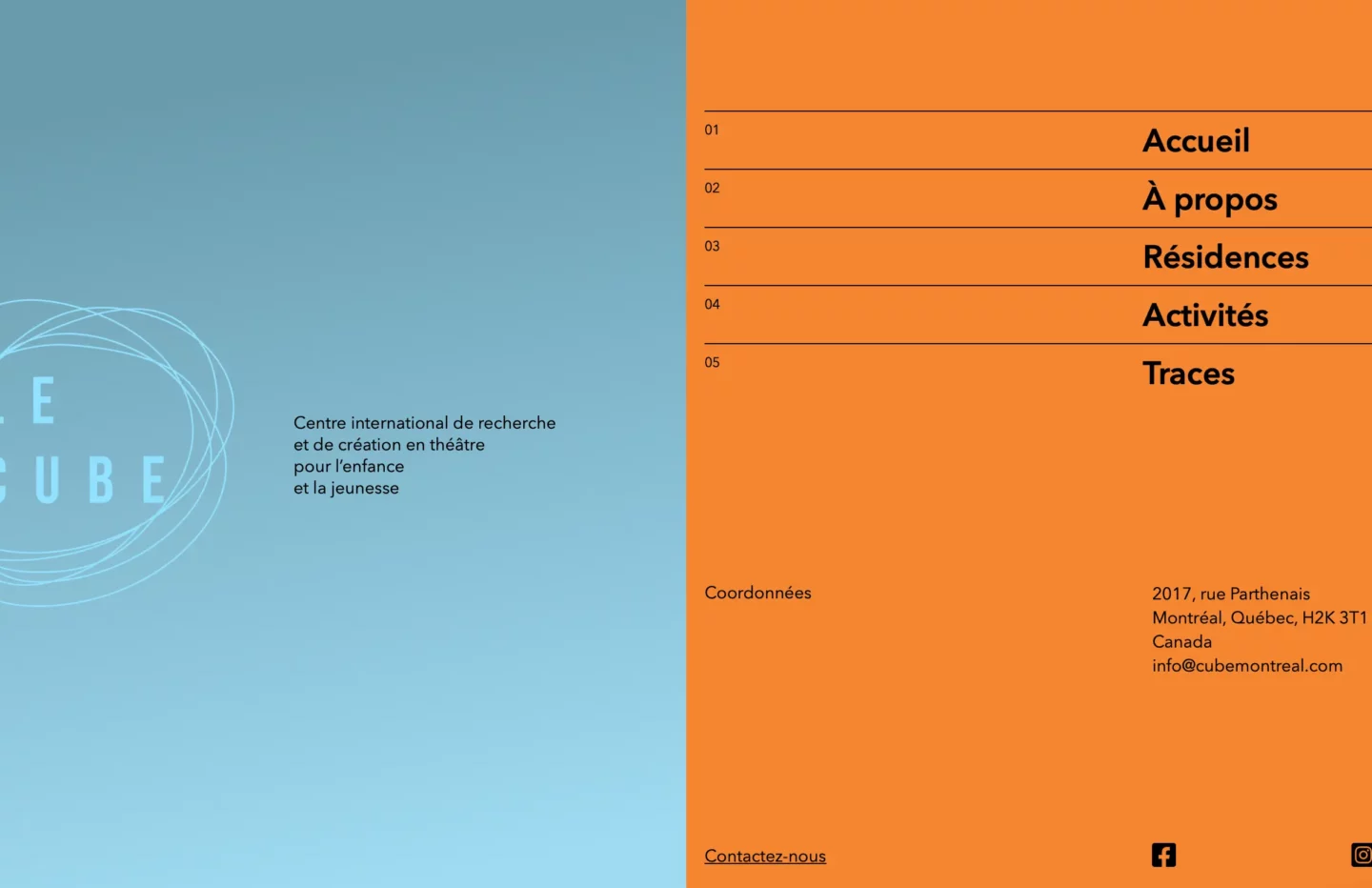 Navigation du Cube Montréal